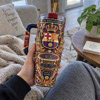 FCB Ornamental - Crest, Cathedral Spires and Club Devotion