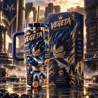 Prince Of All Saiyans - Vegeta In Cobalt And Gold