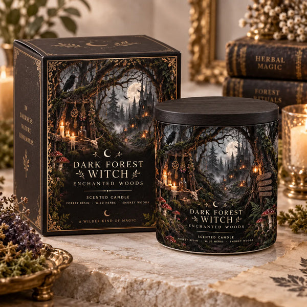 Dark Forest Witch - A Study in Moonlight, Ivy and Quiet Mystery - main