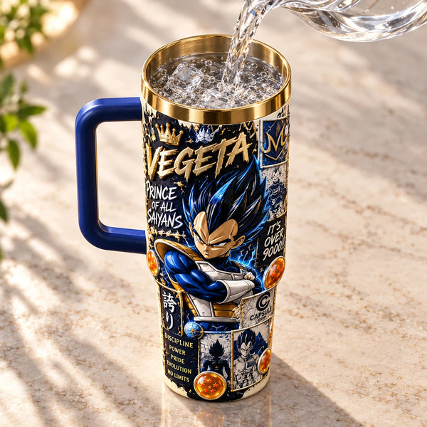 Prince Of All Saiyans - Vegeta Gold-Line Tumbler - main