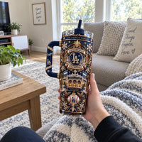 LAD Christmas - Stadium Lights, Gold Filigree and Winter Detail