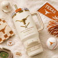 TEX Ballpark Heritage - Gold Longhorn Crest on Cream