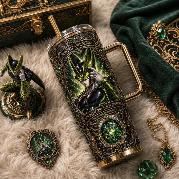 Perfect Ascension - Cell in Emerald Filigree Framing - main