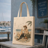 Scent of Freedom - Ace, Sunlit Shoreline Tote Composition