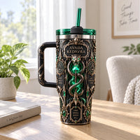 Avada Kedavra - Serpent, Emerald and Gothic Ornament