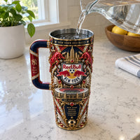 RBNY Red Runs Deep - Crest, Arena and Gold Ornament Tumbler