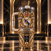 RMA Royal Crest - Baroque Gold Tumbler Statement