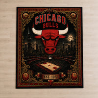 CHI Heritage Floor - Vintage Emblem, Skyline and Gilded Borders