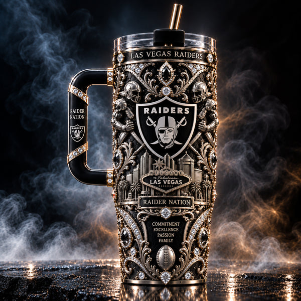 LV Silver Shield - An Ornate Study in Black, Chrome and Neon Nights - main