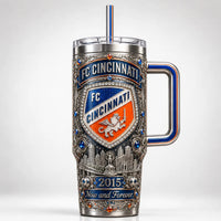 CIN Now and Forever - Ornate Crest Tumbler