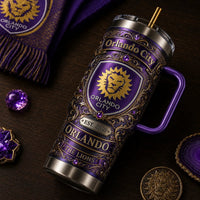 ORL Heritage Crest - Purple and Gold Ornamental Tumbler
