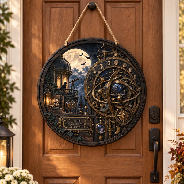 Witch's Clockwork Observatory - Moonlit Brass and Midnight Blue Disc - main