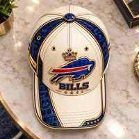 Ivory and Cobalt - BUF Emblem Vintage Cap