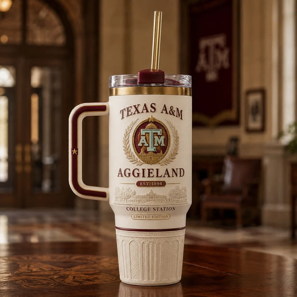 TAMU Tradition - The Aggieland Crest Tumbler - main