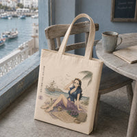 Robin at Rest - Seaside Elegance in Faded Ink Tones