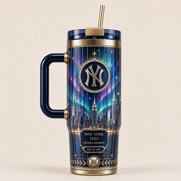 NYY Aurora Skyline - Midnight Wrap Tumbler Graphic - main