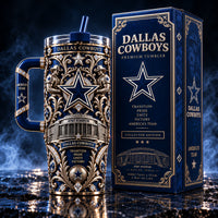 DAL Heritage Filigree - Navy and Silver Star Tumbler