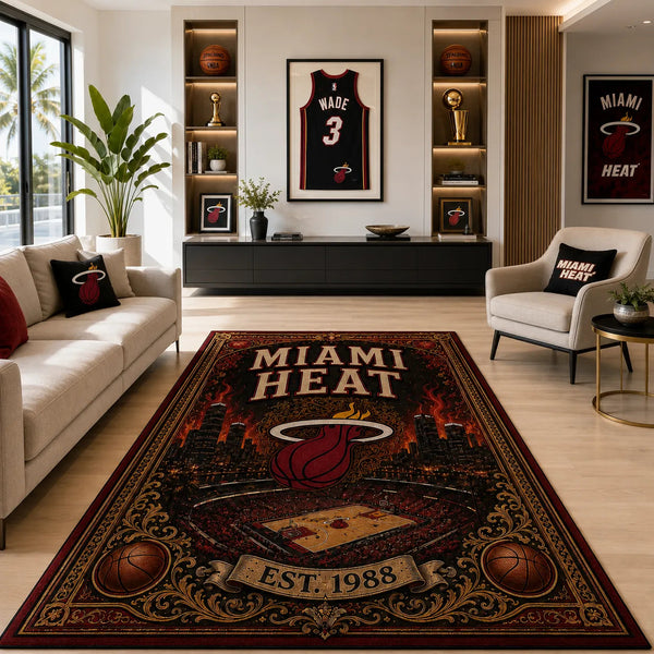 MIA Heritage Floor - Vintage Crest Rug, Est. 1988 - main