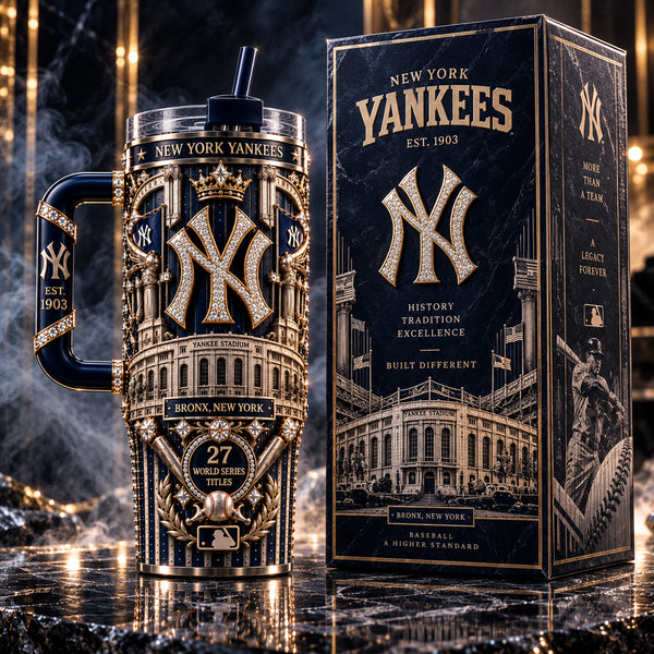 NYY Crown Jewel - Pinstripe Heritage Tumbler - main