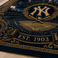 NYY Est. 1903 - A Floor Study in Navy, Gold and City Light