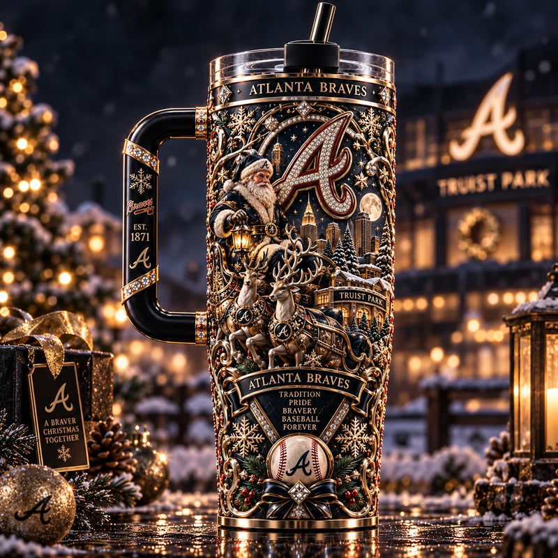ATL Midnight Christmas - Ornamental Holiday Tumbler