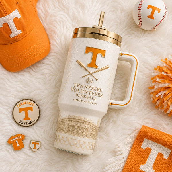 TENN Checkerboard - Ivory Ballpark Heritage Tumbler - main