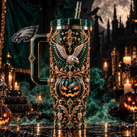 PHI Midnight Filigree - Eagle, Lantern and Emerald Ornament