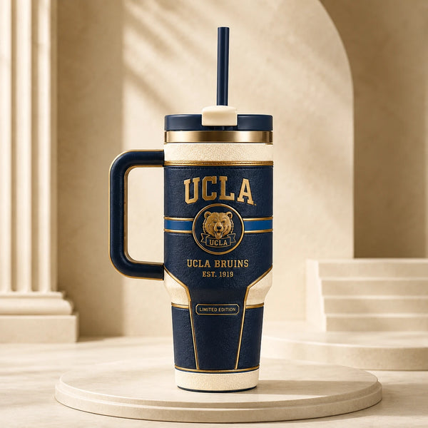 UCLA Crest - Navy, Cream and Gold in Collegiate Balance - main