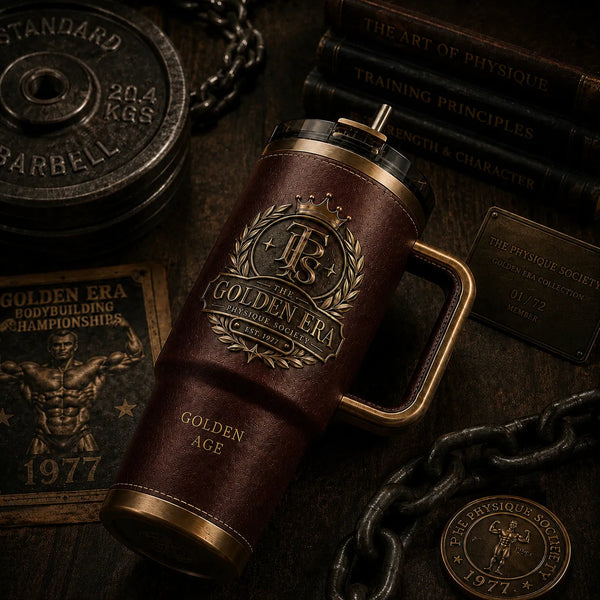 The Golden Era Crest - A Heritage Tumbler with Quiet Authority - main