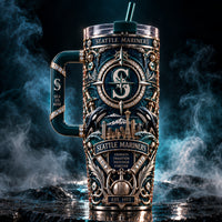 SEA Compass - Ornate Maritime Heritage Tumbler