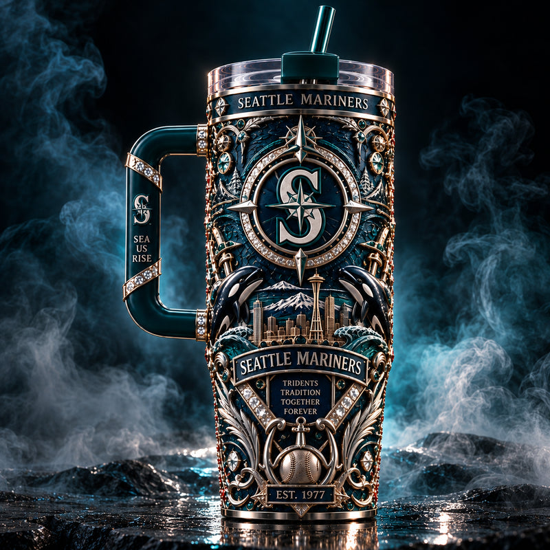 SEA Compass - Ornate Maritime Heritage Tumbler