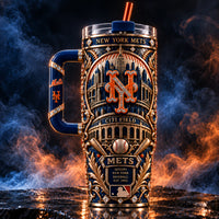 NYM Heritage Crest - Ornate Ballpark Wraparound Tumbler