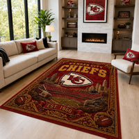 KC Arrowhead Medallion - Ornamental Heritage Floor Composition