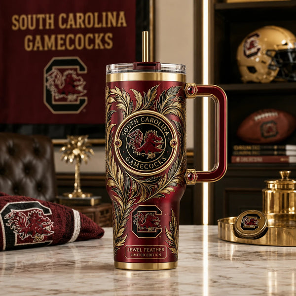 SC Crest in Gilded Foliage - A Study in Ornament and Stillness - main