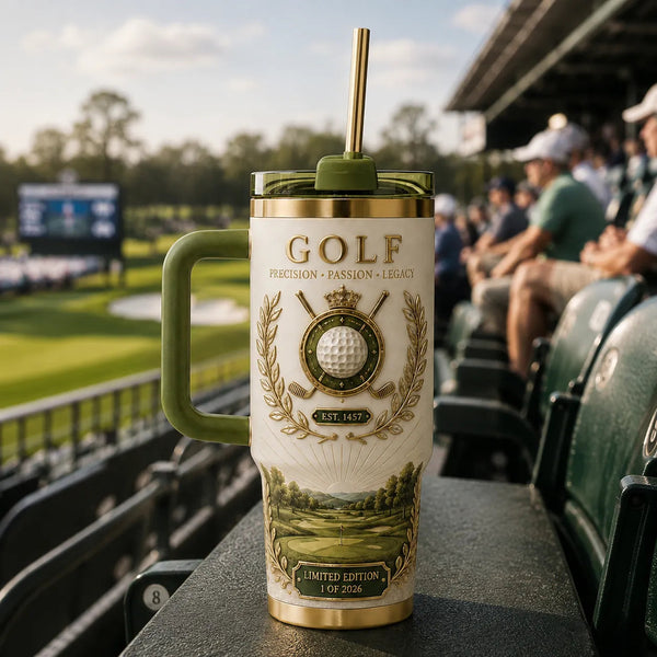 Precision, Passion, Legacy - A Golf Crest in Ivory and Green - main