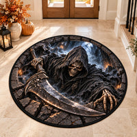 Reaper's Arc - Scythe-Forward Circular Floor Statement