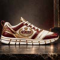 SF Heritage - Crimson, Cream and Gold Laurel Running Shoes