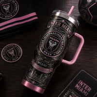 MIA in Rose and Black - Ornate Crest Tumbler