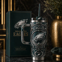 PHI Midnight Legacy - Ornate Emerald Crest Tumbler