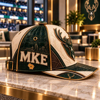 MKE Crest - Forest Green and Cream Heritage Cap