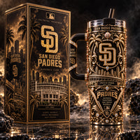 SD Gilded Heritage - Ornamental Baseball Tumbler