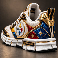 PIT - Three Stars, Gold Line and White Sole Restraint