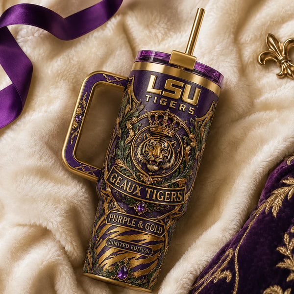 LSU Crowned - Purple, Gold and Baroque Attitude - main