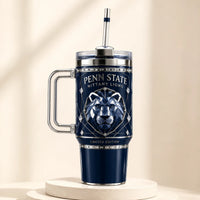 PSU Lion Crest - Navy, Facets and Quiet Composure