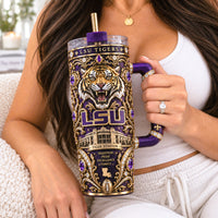 LSU - Gold Filigree, Purple Depth and the Roaring Crest