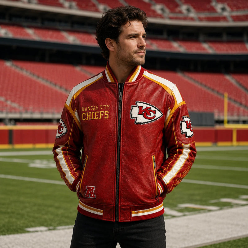 KC Arrowhead Attitude - Red and Gold Panel Jacket