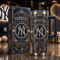 NYY Regalia - Jeweled Crest and Bronx Bombers Banner