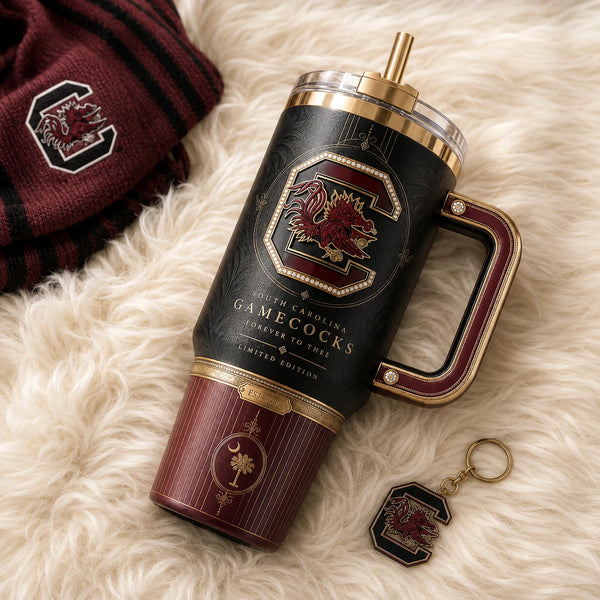 SC Heritage Crest - Garnet, Black and Gold Tumbler - main