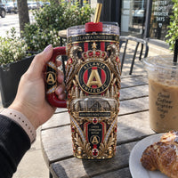 ATL Gilded Crest - Ornate Eagle and Crown Tumbler