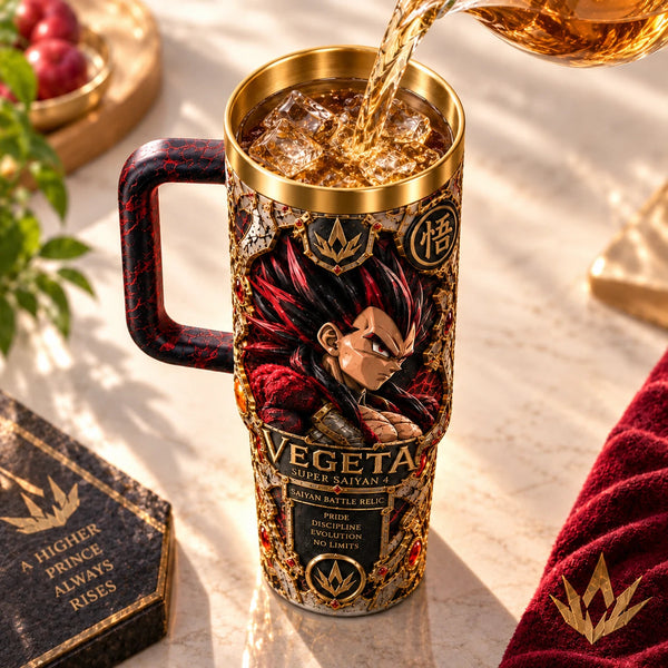 Pride, Discipline, No Limits - A Vegeta Tumbler Statement - main